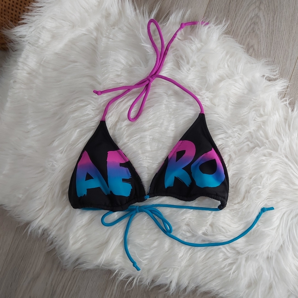 Aeropostale Reversible Ombre Bikini Top